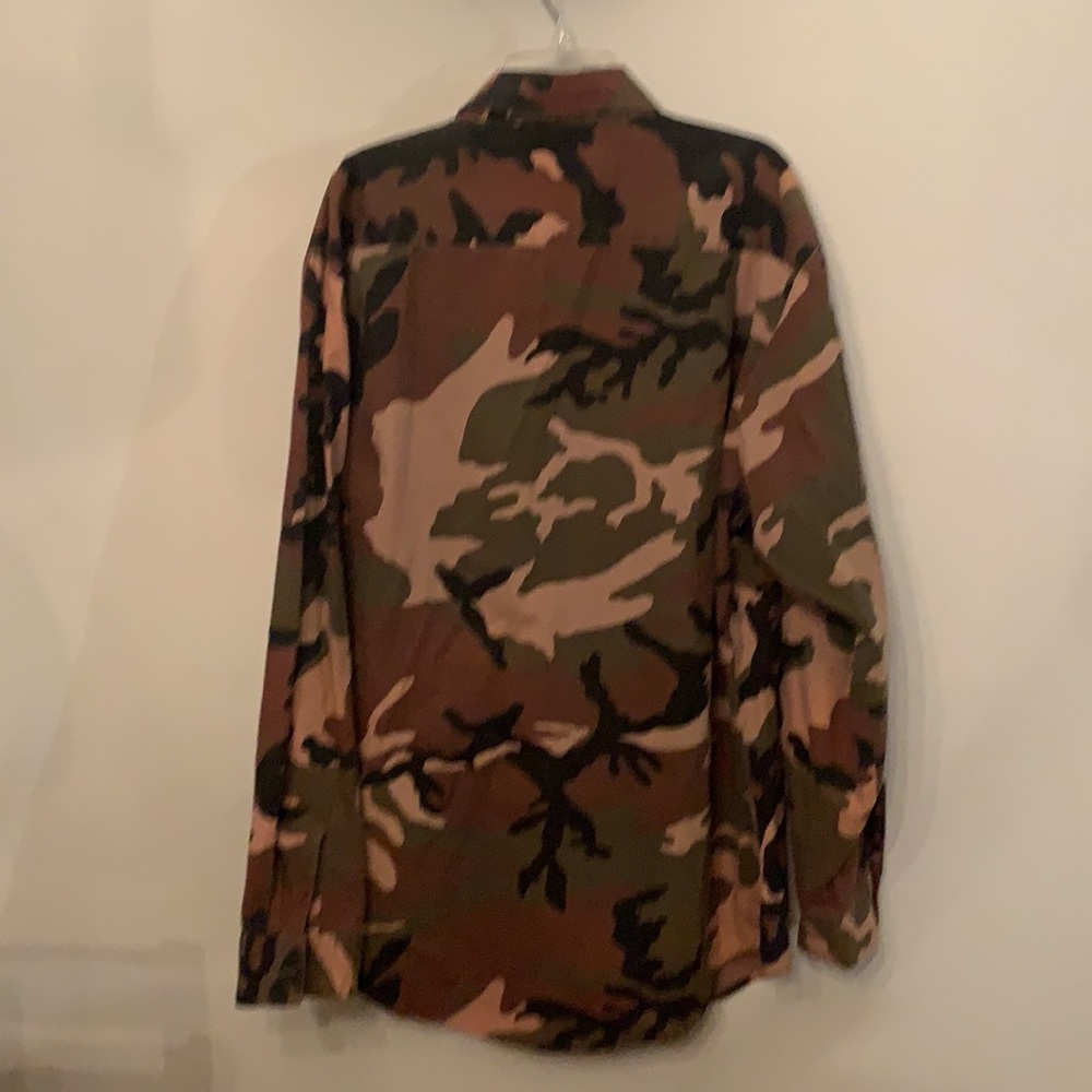 Camo Button Up - image 4